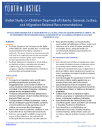 Fact Sheet: Global Study on Children Deprived of Liberty (2019)
