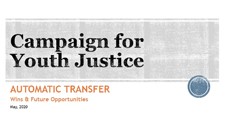 National Trends in Reducing Transfers of Youth to Adult Court Webinar Recording (May, 2020)