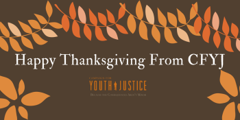 Happy Thanksgiving from CFYJ - Thanks for Your Giving     